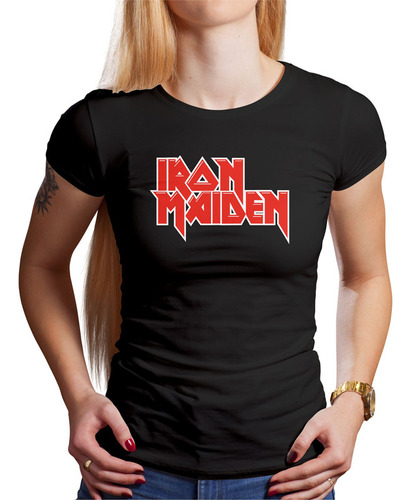 Polo Dama Iron Maiden (d1179 Boleto.store)