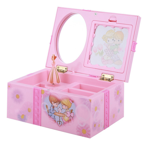 Adornos De Caja De Música Rosa Para Niña Bailarina, Decoraci