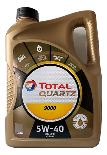 Aceite Total Sintetico Quartz 9000 5w40 4l Lucas
