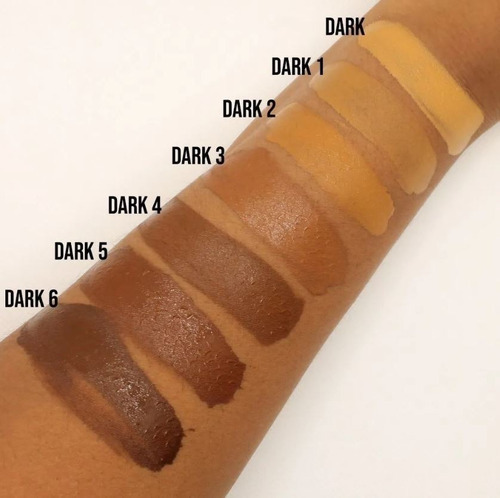 Base de maquiagem líquida Negra Rosa Base Líquida DARK tom dark 6 - 30mL 20g