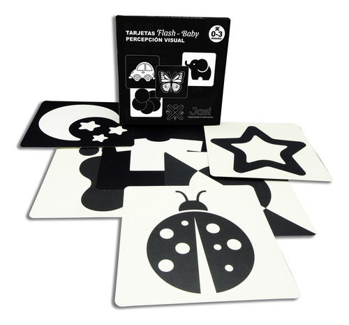 Tarjetas De Estimulación Visual Para Bebés, 0-3 Meses