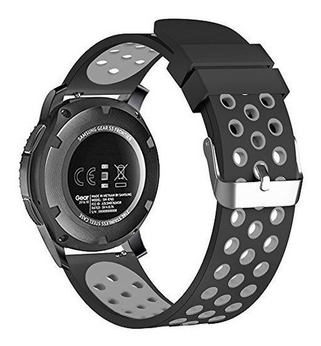 Malla 22mm Para Smatwatches Moto 360 2gen Galaxy3 45/46mm...