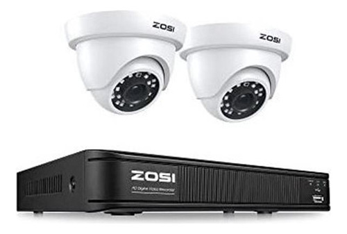 Sistema De Seguridad De Cámara Cctv Zosi 1080p, Grabador Dv