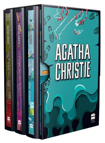 Box 8 Coleção Agatha Christie Com 3 Volumes