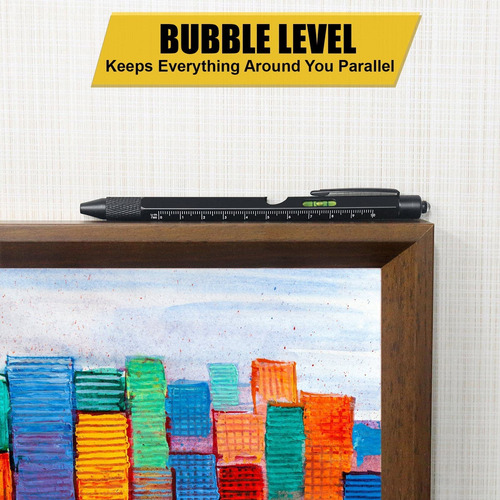 Juego De Bolígrafos Multiherramienta Jasee 9 En 1 Con Led, L