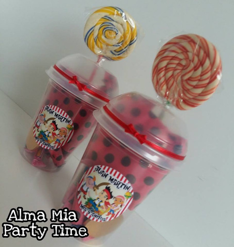 Vaso Golosinero 20 Chicos Personalizados Candy Bar Souvenir
