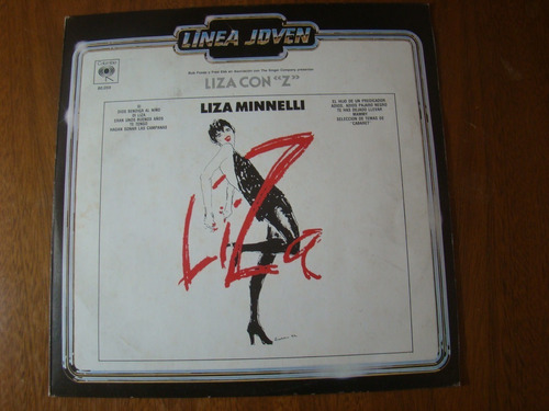 Liza Minelli Liza Con Z Linea Joven 1973 Arg Vinilo Nm+