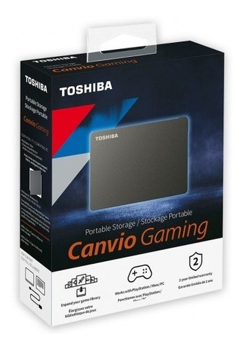 Disco Duro Externo Toshiba Canvio Gaming 1tb