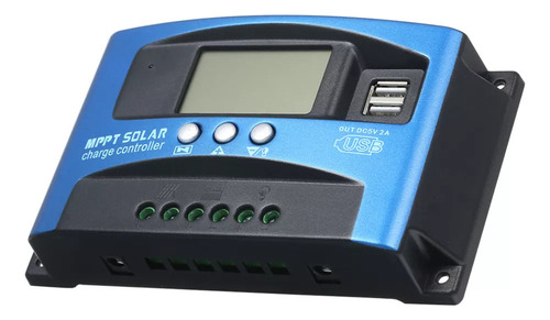 K Controlador Mppt De Carga Dual Placa Lcd 100a Panel S