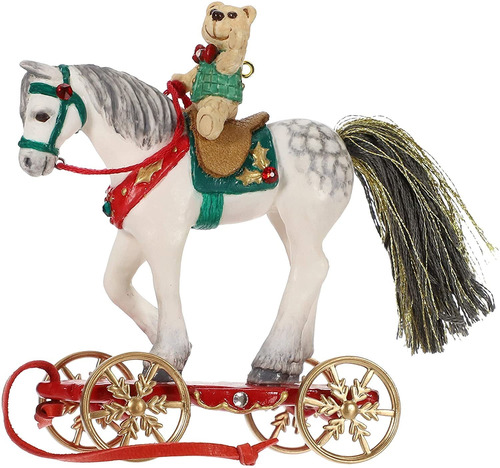  Años De Caballo Bastante Anticuado De Navidad Ornamen...