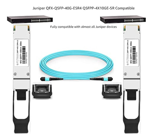 40gbase-csr4 Qsfp+ Módulo Óptico Del Transceptor