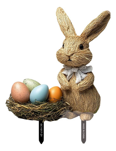 Pascua Conejos De Los Conejos De Huevo De Huevo Decoración