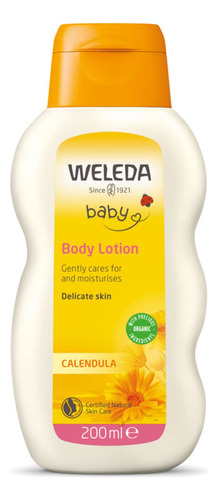 Loción Corporal Caléndula Weleda Baby Para Bebés De 6.8 .