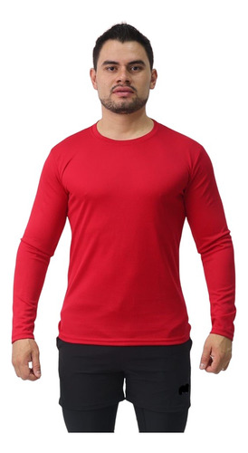 Playera Deportiva Slimfit Manga Larga Proteccion Intensa Uv