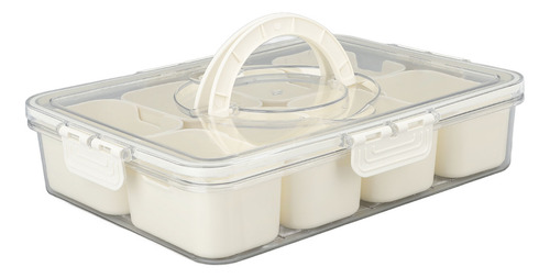 Bandeja Para Servir Seccionada, Bandeja Dividida, 8 Comparti