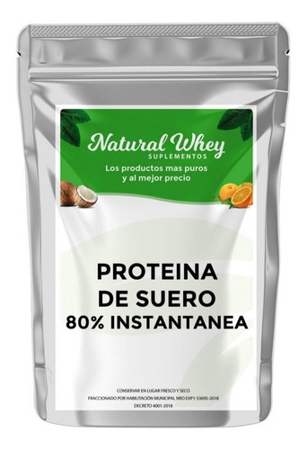 Proteína De Suero , Whey Protein  Instantánea 80% 1 Kilo 
