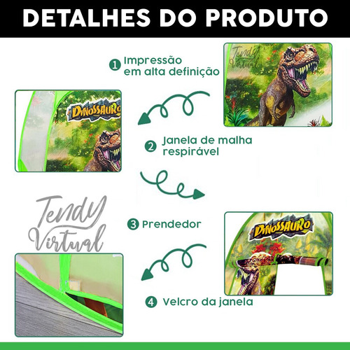 Imagem 5 de 8 de Barraquinha Infantil Menino Casinha Barraca Desmontável