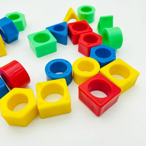 Rompecabezas Bear Geometry, Juego De Un Solo Bloque,1kit