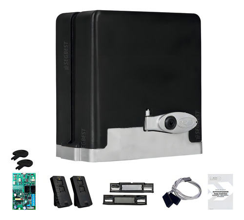 Kit de motor de compuerta electrónico Ppa Dz Stark 400 1/4 220 V, frecuencia 60 Hz, tamaño de engranaje Z18