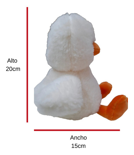 Pollito De Peluche Pollo Cute Chico 850487 Blanco