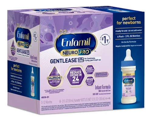  Enfamil Neuropro Gentlease 6 Botellas Importado