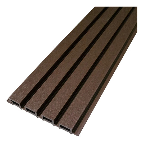 Lambrin Deco Wpc Tipo Madera Estandar Exterior 15 Pz 3.15 M2