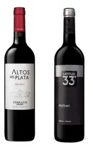 Comprar Vino Latitud 33 Malbec 750ml + Altos Del Plata Malbec 750ml