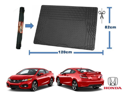 Tapete Cajuela Universal Ligero Honda Civic Coupe 12 A 15