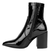 Comprar Bota Vestir De Dama Tierra Bendita 1351 Color Negro Charol