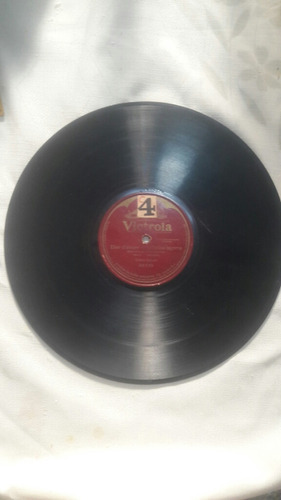 Disco De 78rpm Para Victrola De Enrico Caruso