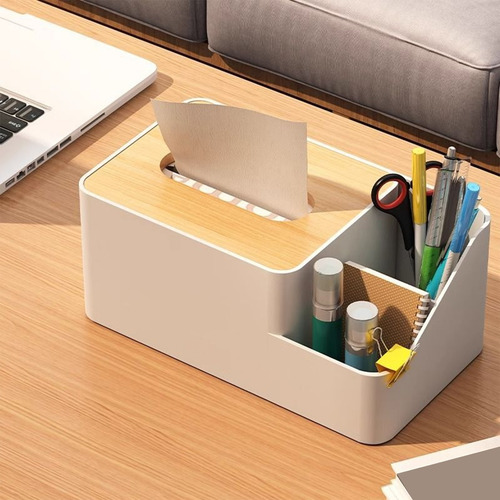 Organizador De Pañuelos Extraíble De Escritorio Con Control