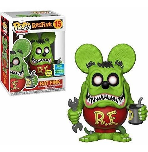 Iconos De Funko Pop Rat Fink Gitd Sdcc 2019 Convencion De Ve