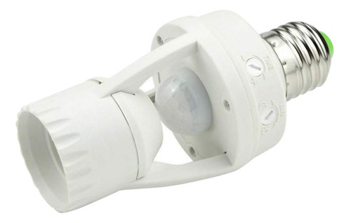 Ac Led Luz Infrarroja Socket Sensor Movimiento Lampara Casa