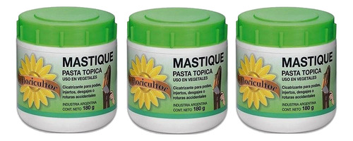 Mastique El Floricultor Cicatrizante Podas Injertos 180g 3u