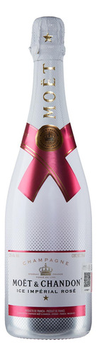 Caja De 3 Champagne Moet Chandon Ice Imperial Rose 1.5 L