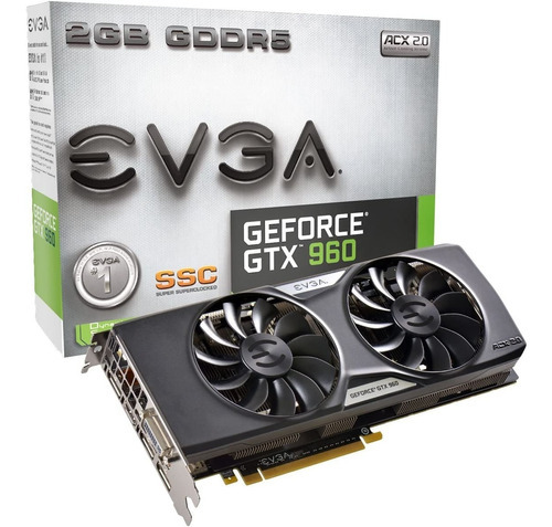 Placa gráfica para jogos Evga Gtx 960 2gb Gddr5 Ssc