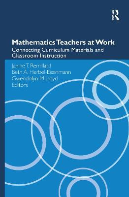 Libro Mathematics Teachers At Work - Janine T. Remillard