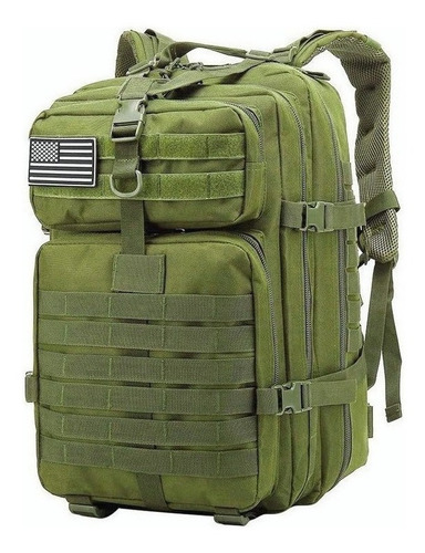 Mochila Táctica Multifuncional Negra De 45 L Color Army Green
