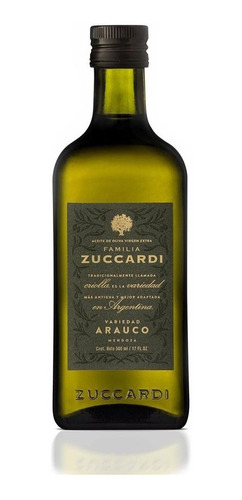 Aceite De Oliva Extra Virgen Zuccardi Arauco 500ml Caja X4