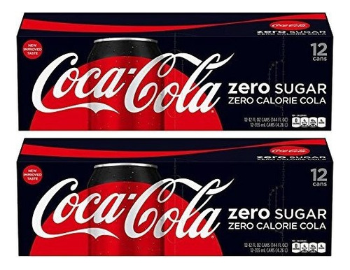 Coca Cola Coke Zero Sugar, 12 Onzas (paquete De 