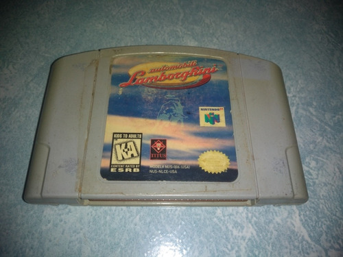 Nintendo 64 Videogame Automobile Lamborghini Original Físico