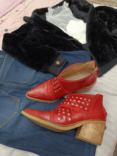 Campera Y Jean Daniel Cassin, Top Zara (Usado)