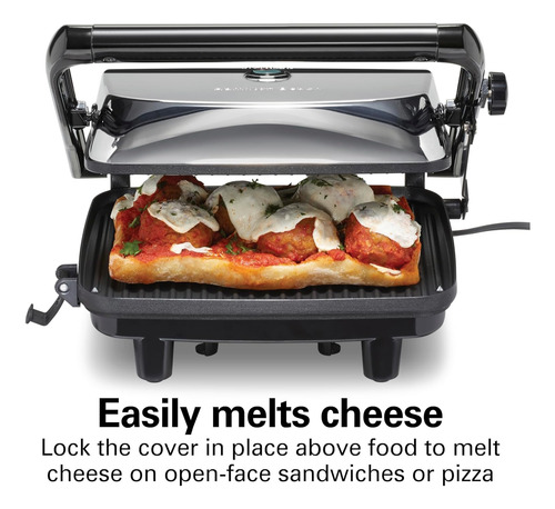 Hamilton Beach ® panini Maker Prensa Cabeza Flotante 1400w