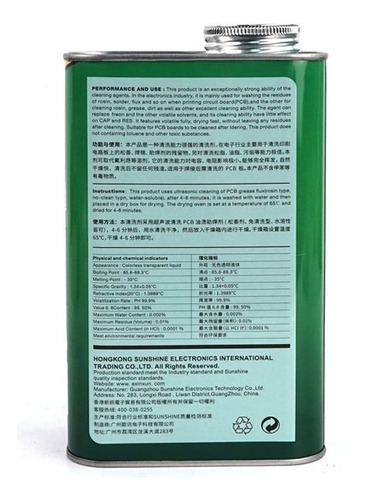 Imagen 2 de 2 de Liquido Limpiador Relife Rl-1000e