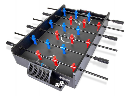 32 Inch Tabletop Foosball Game Set  Oak Or Black - Jueg...