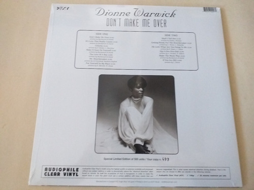 Vinilo Dionne Warwick - Don't Make Me Over