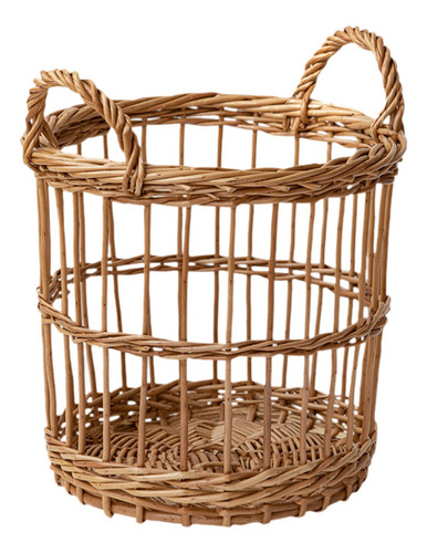 Woven Wicker Storage Basket Handmade Multiuso Para Grande