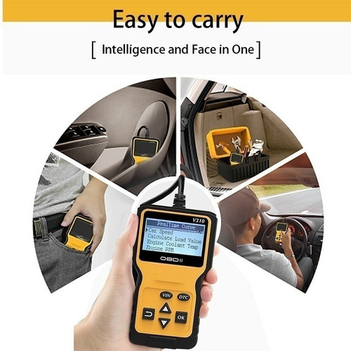 Nuevo Escáner Automotriz V310 Para Vehículo Obd2 Eobd Desde