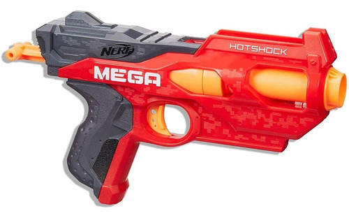 Nerf B4969 N-strike Hotshock Blaster Estndar, Rojo