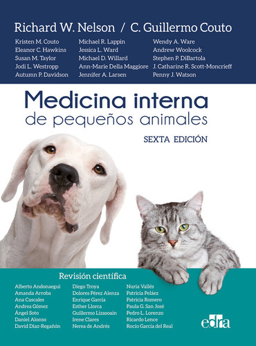 Libro Medicina Interna De Pequeã¿os Animales 6âª Ed